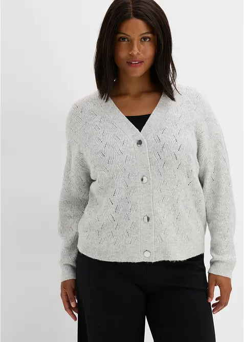 Cardigan traforato, bonprix