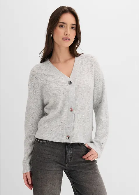 Cardigan traforato, bonprix