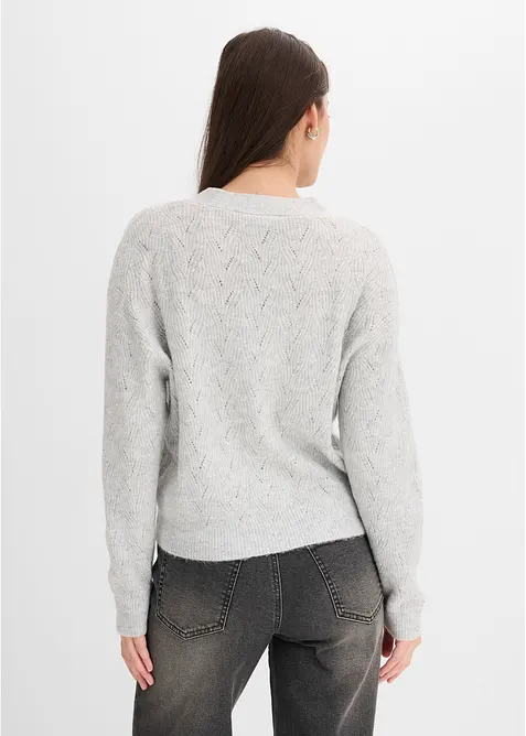 Cardigan traforato, bonprix
