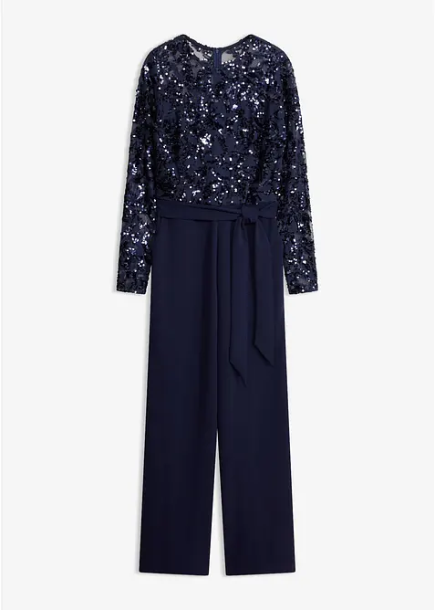 Tuta elegante con ricami e paillettes, bonprix