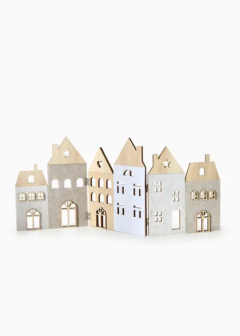 Decorazione con villaggio natalizio, bonprix