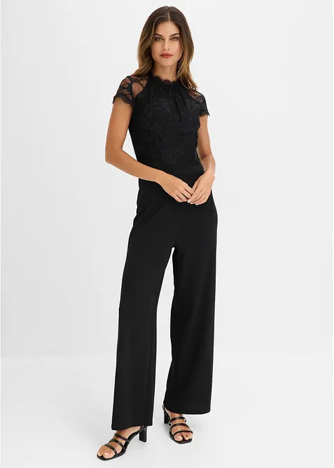 Tuta con pizzo, bonprix