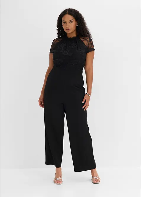 Tuta con pizzo, bonprix