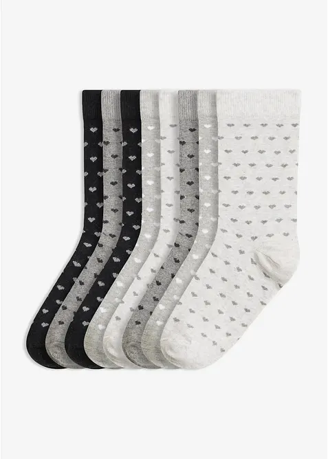 Calzini con cotone biologico (pacco da 8 paia), bonprix