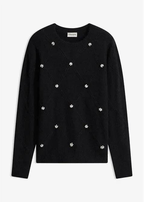 Maglione con scollo rotondo, bonprix