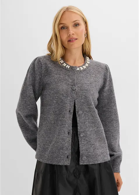 Cardigan con maniche a sbuffo, bonprix