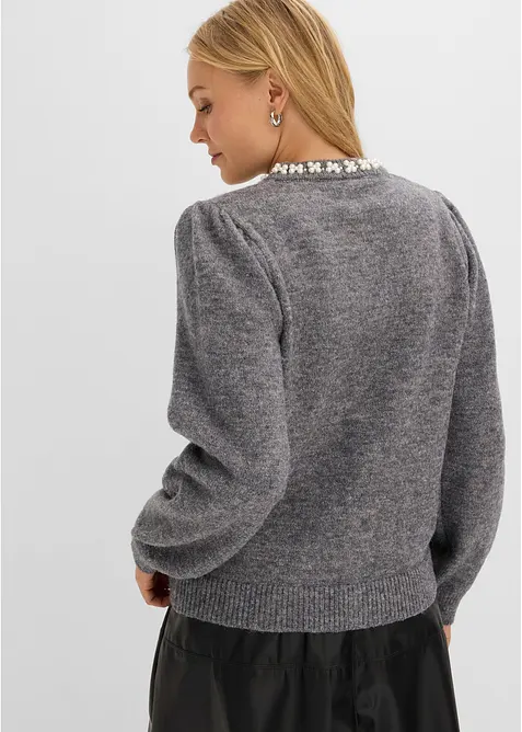Cardigan con maniche a sbuffo, bonprix