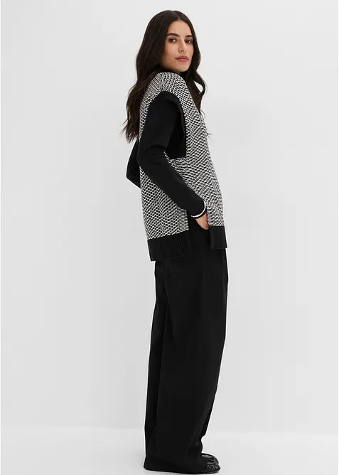 Gilet in maglia oversize, bonprix