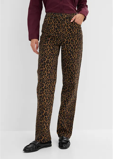 Pantaloni elasticizzati in cotone, bonprix