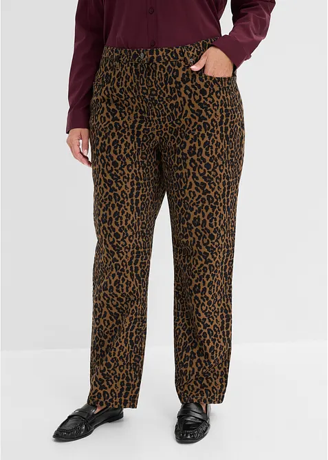 Pantaloni elasticizzati in cotone, bonprix