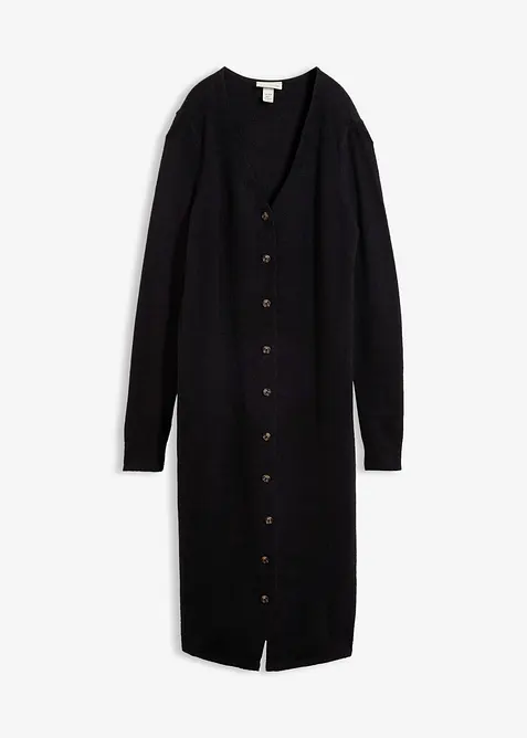 Abito in maglia con bottoni, bonprix