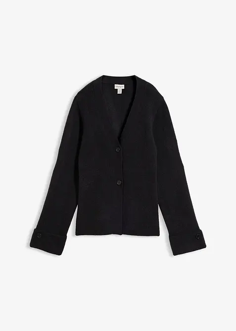 Cardigan in maglia fine sfiancato, bonprix