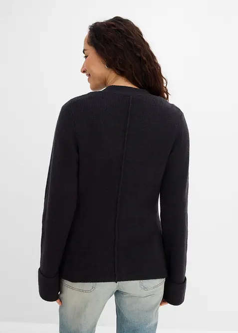 Cardigan in maglia fine sfiancato, bonprix