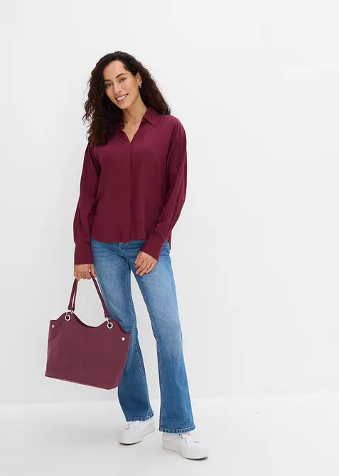 Blusa in viscosa morbida, bonprix