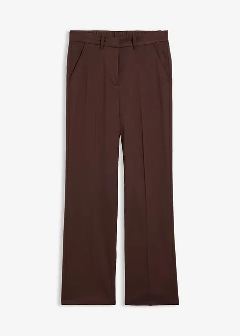 Pantaloni in misto viscosa effetto lana, bonprix