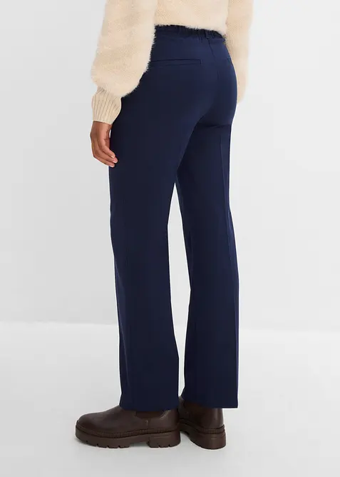Pantaloni in misto viscosa effetto lana, bonprix