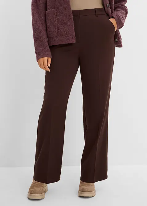 Pantaloni in misto viscosa morbido, bonprix