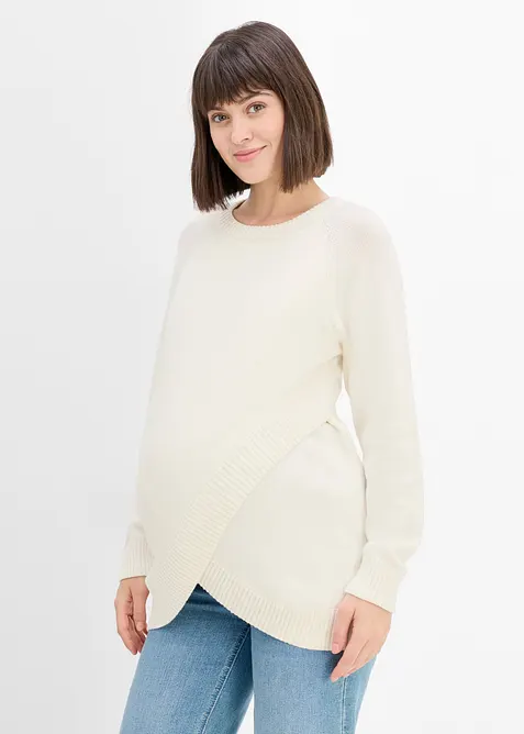 Maglione morbido 2 in 1 per gravidanza e allattamento, bonprix