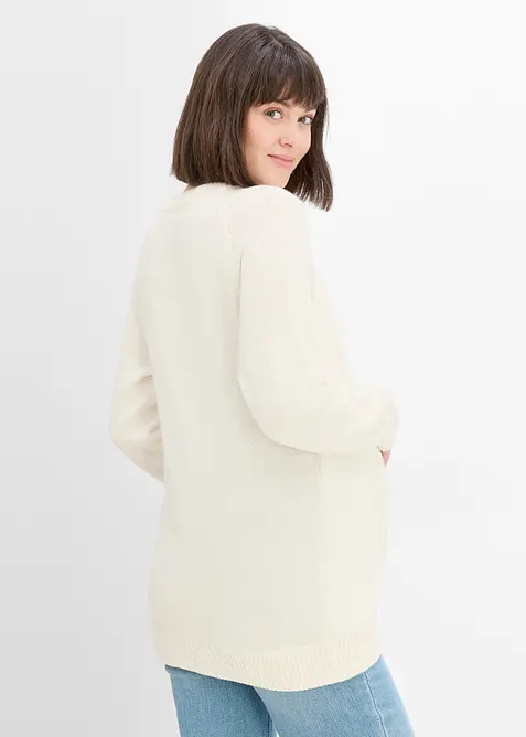 Maglione morbido 2 in 1 per gravidanza e allattamento, bonprix