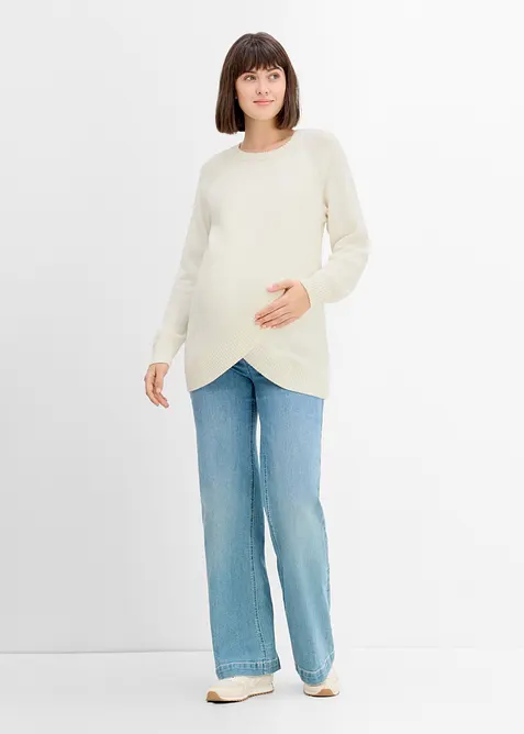 Maglione morbido 2 in 1 per gravidanza e allattamento, bonprix
