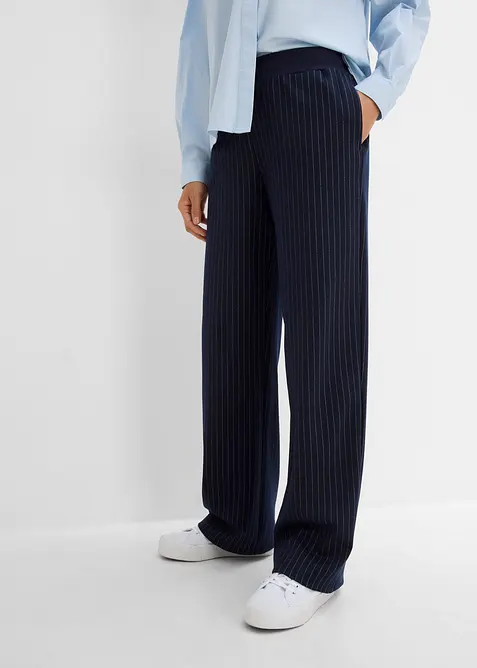 Pantaloni in jersey punto di Roma, bonprix