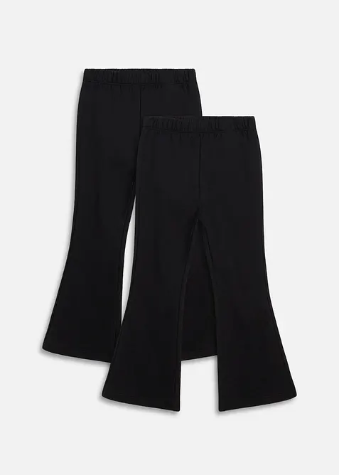 Leggings termici bootcut (pacco da 2), bonprix