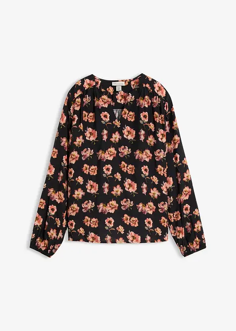 Blusa in misto viscosa fluido, bonprix
