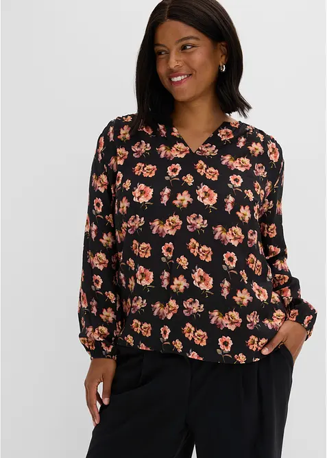 Blusa in misto viscosa fluido, bonprix