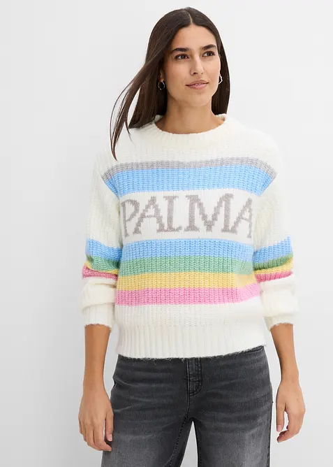 Maglione con lana, bonprix