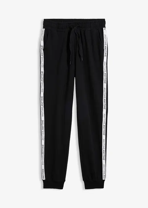 Pantaloni in morbida felpa di misto cotone, bonprix