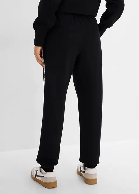 Pantaloni in morbida felpa di misto cotone, bonprix