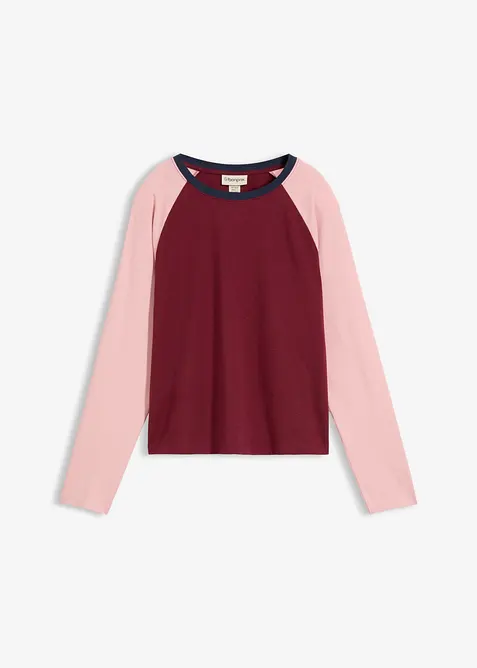 Maglia raglan in misto cotone biologico, bonprix