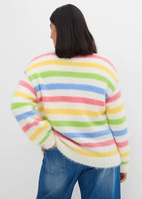 Maglione a trama operata, bonprix