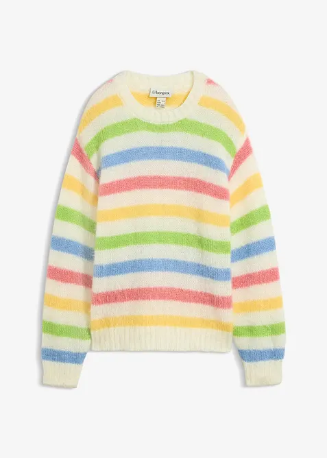 Maglione a trama operata, bonprix