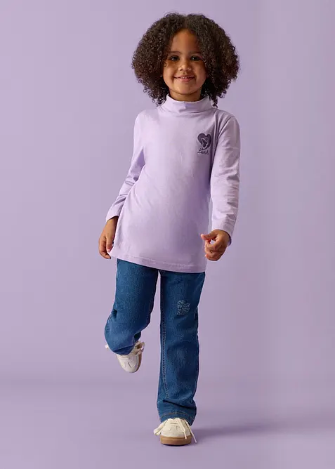 Maglia dolcevita Lurchi in morbido cotone biologico (pacco da 2), Lurchi
