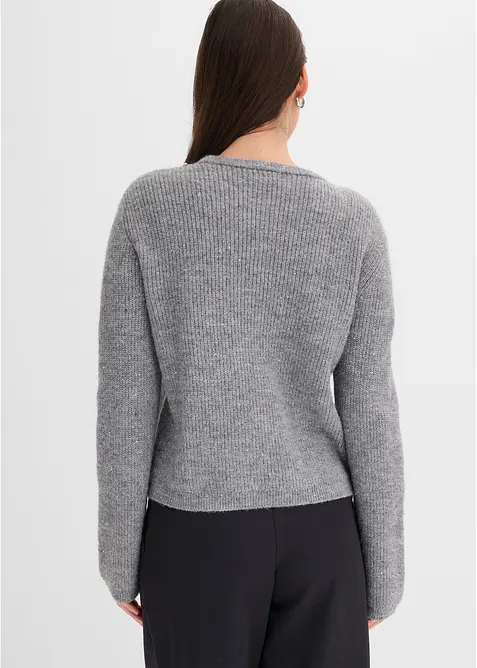 Maglione con applicazione, bonprix