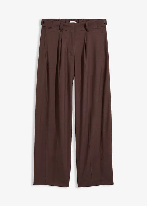Pantaloni barrel in misto viscosa fluido, bonprix