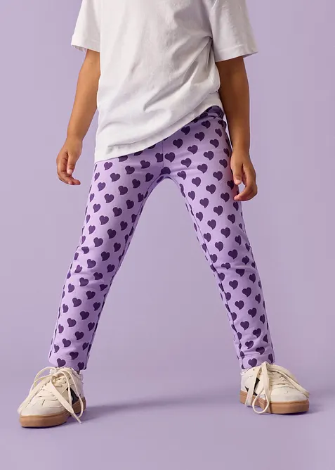 Leggings termici Lurchi in cotone biologico morbido (pacco da 2), Lurchi