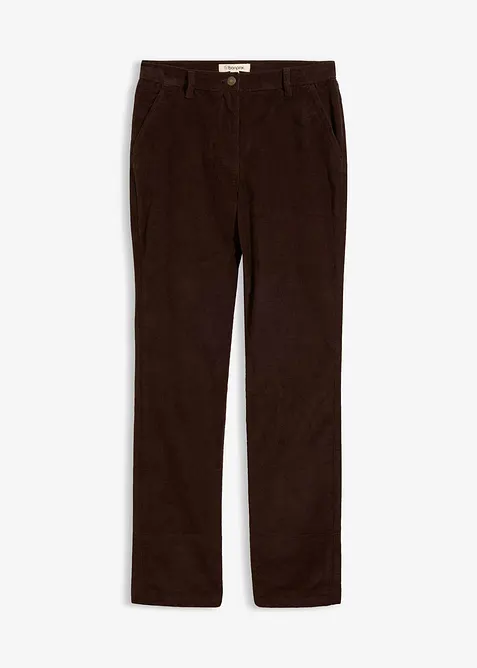 Pantaloni in velluto a coste di misto cotone, bonprix