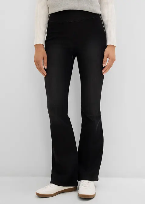 Jeggings termici con vita comoda, vita alta, bonprix