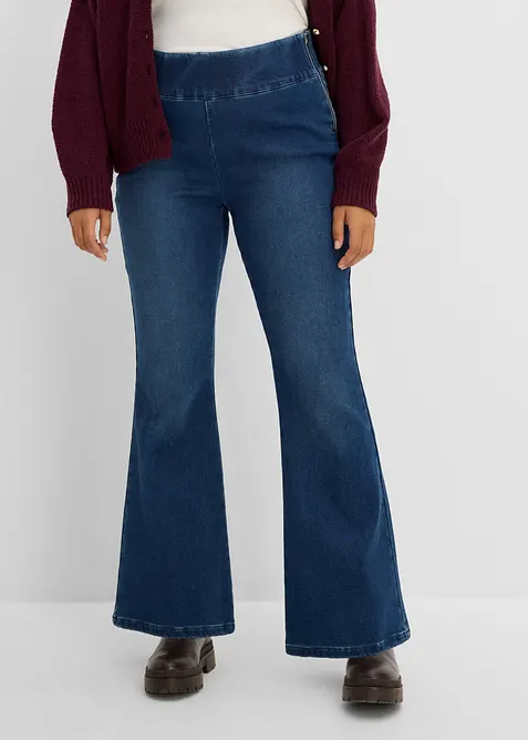 Jeggings termici con vita comoda, vita alta, bonprix