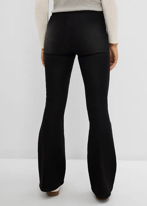 Jeggings termici con vita comoda, vita alta, bonprix