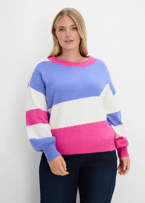 Maglione ampio in filato fine, bonprix