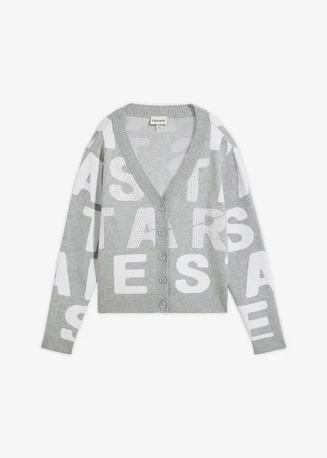 Cardigan in filato fine, bonprix