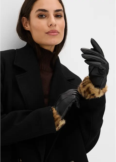 Guanti leopardati, bonprix