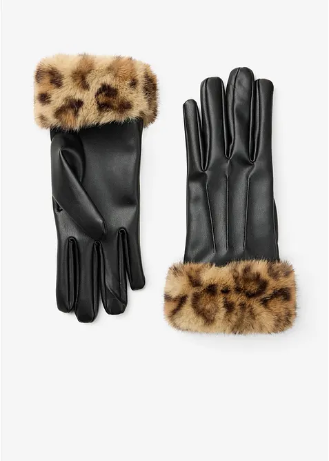 Guanti leopardati, bonprix