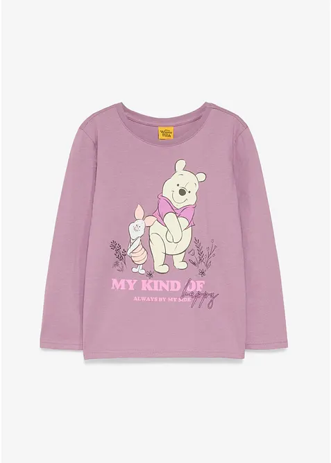 Maglia di Winnie The Pooh a maniche lunghe in puro cotone, Winnie The Pooh