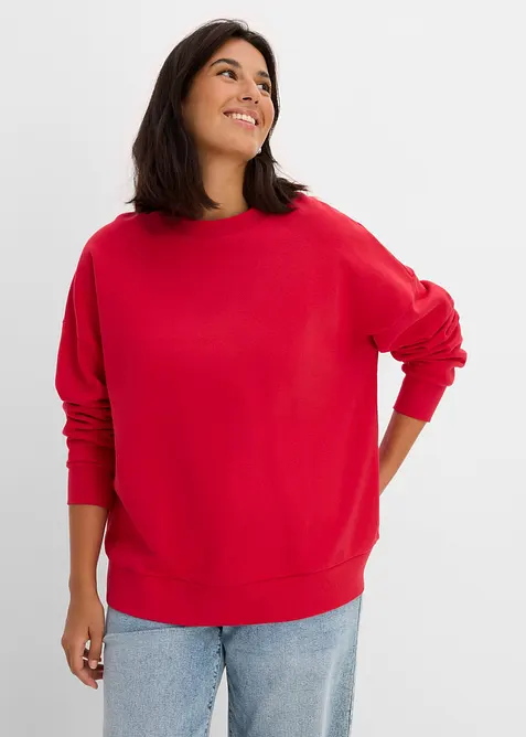Felpa oversize in puro cotone biologico, bonprix