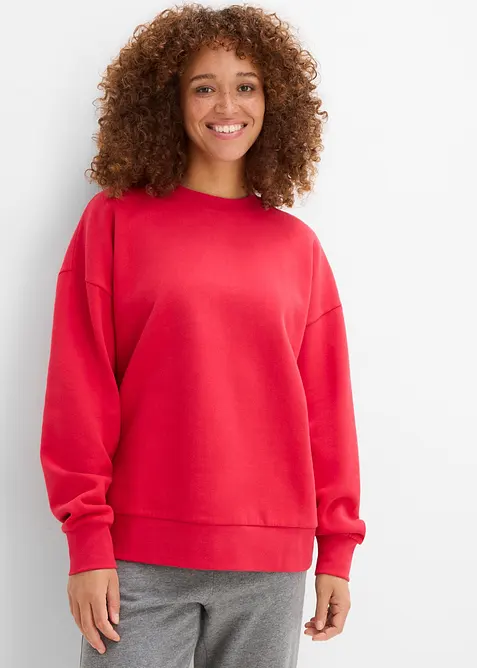 Felpa oversize in puro cotone biologico, bonprix