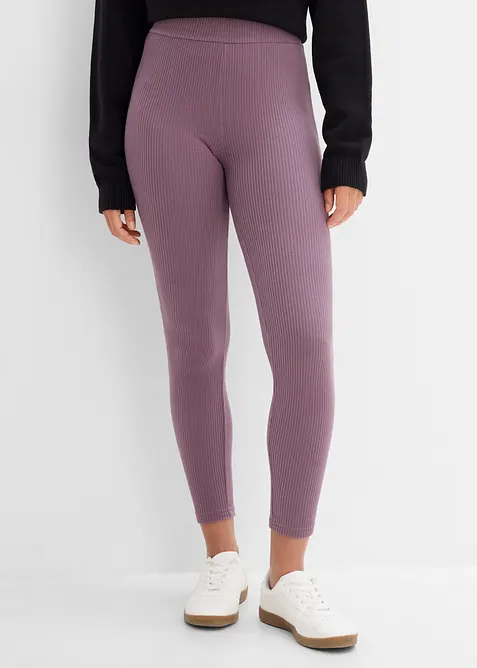 Leggings termici a costine, bonprix